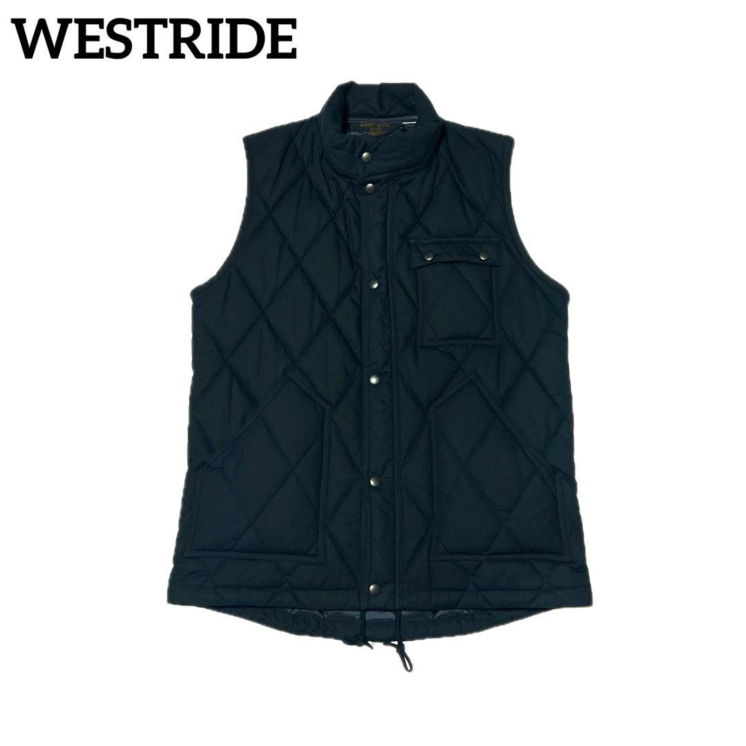 WESTRIDE VEST ウエストライド キルティングベスト ブラック