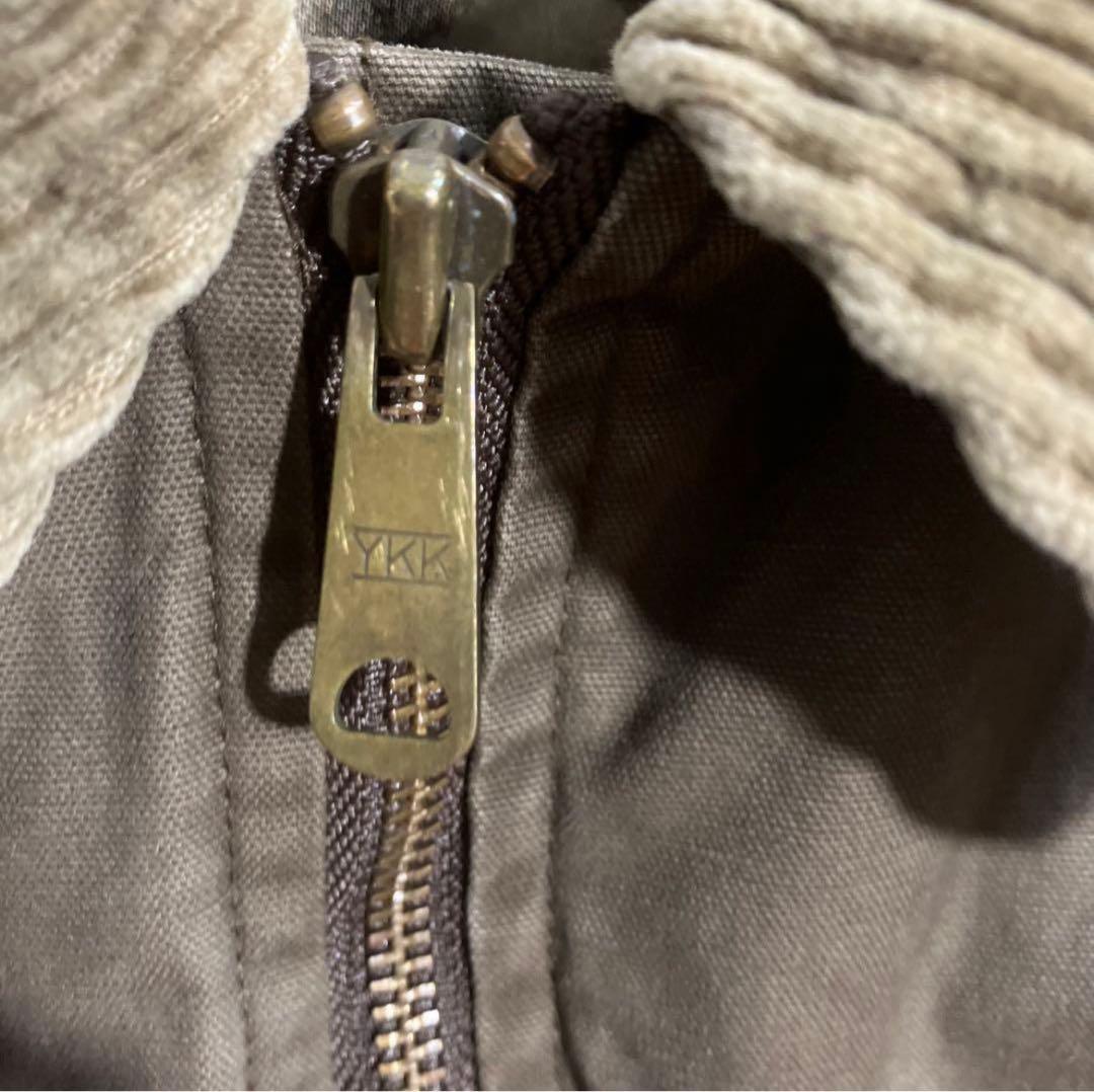 A532 エディーバウアー　ワークジャケット　裏地キルティング　中綿　無地