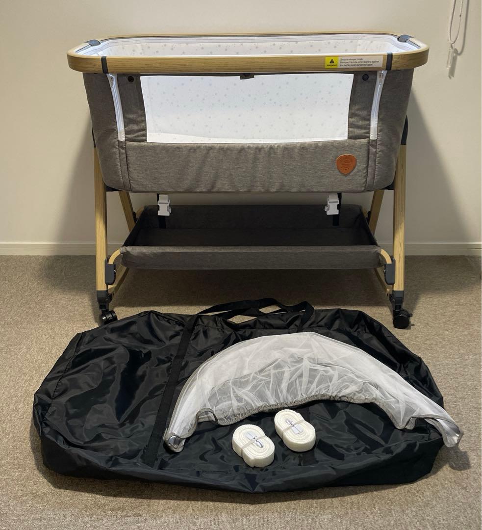 ベビーベッド　HZDMJグレー