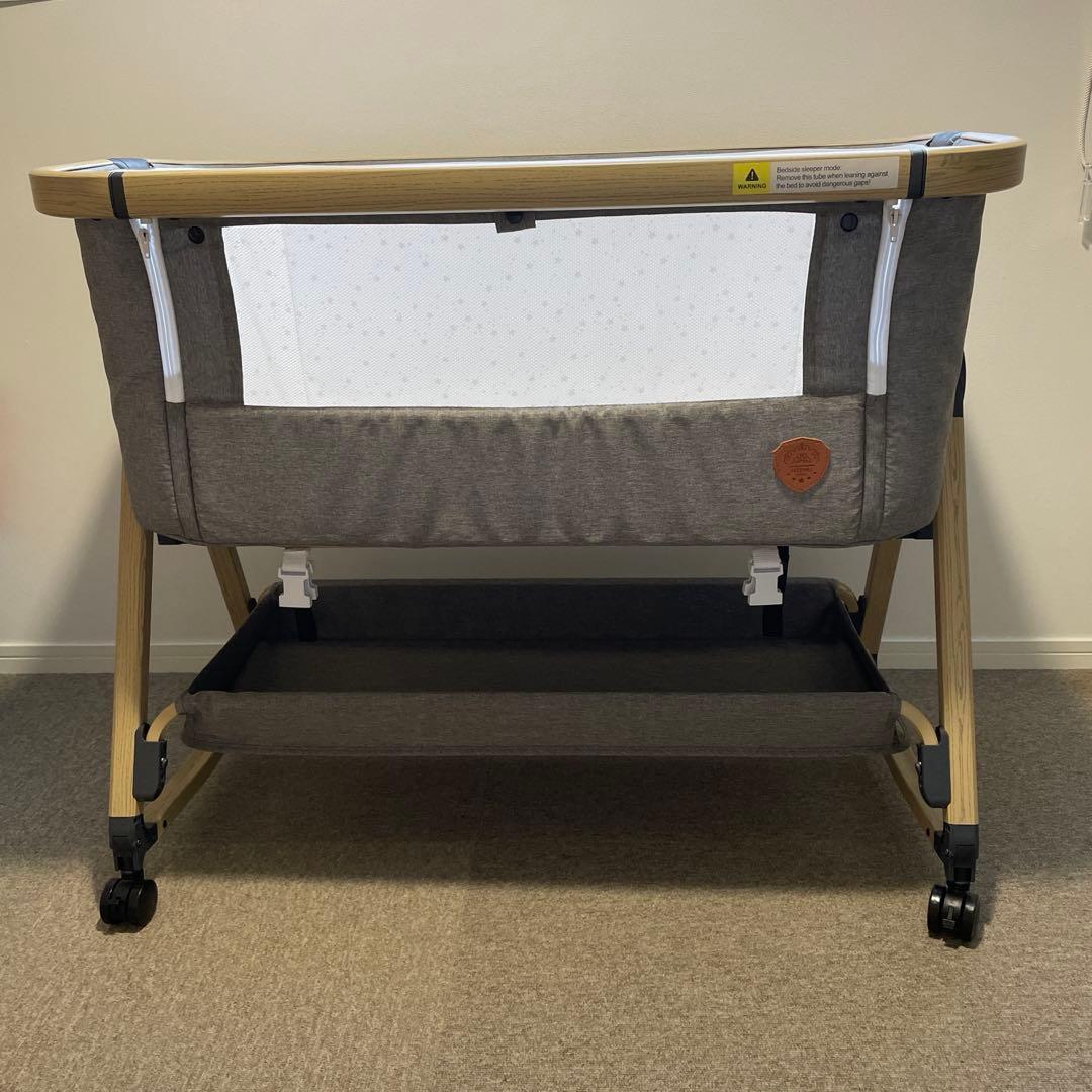 ベビーベッド　HZDMJグレー