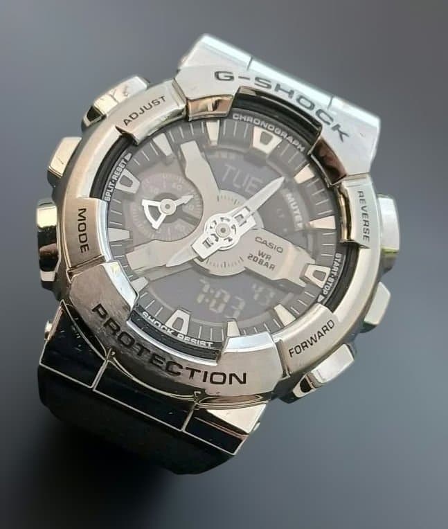 G-SHOCK デジタル腕時計 シルバー/ブラック GM-110