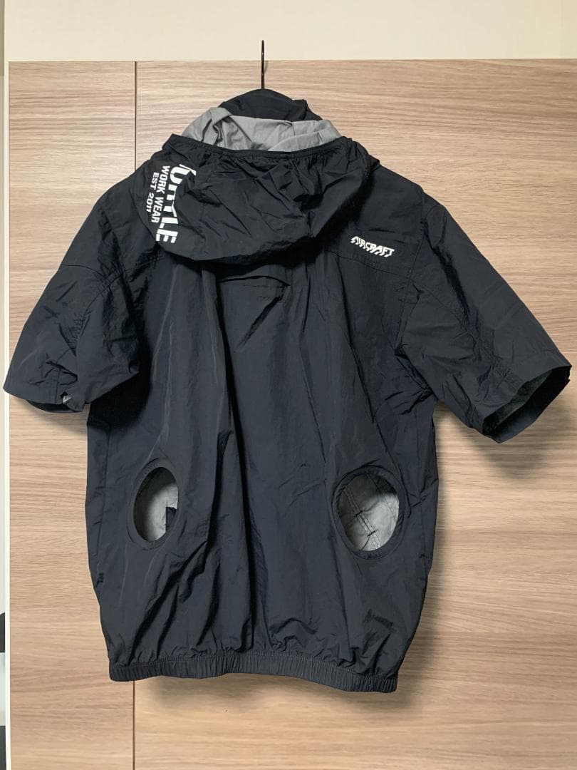 ア*ジ様 空調服 Burtle ファンセット 充電器、ジャケット付き