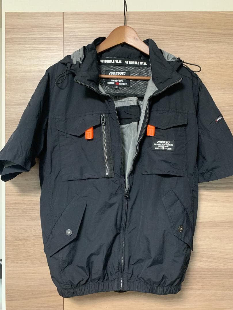 ア*ジ様 空調服 Burtle ファンセット 充電器、ジャケット付き
