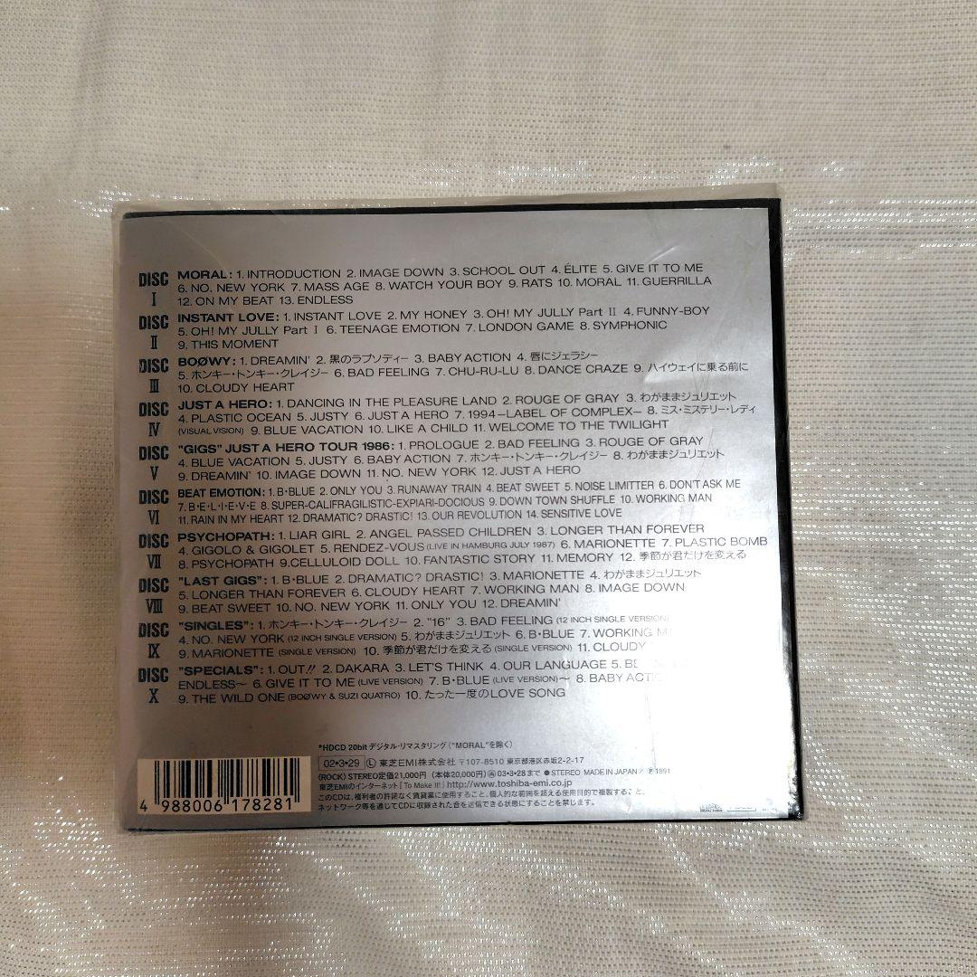 BOOWY COMPLETE　10枚組　未使用