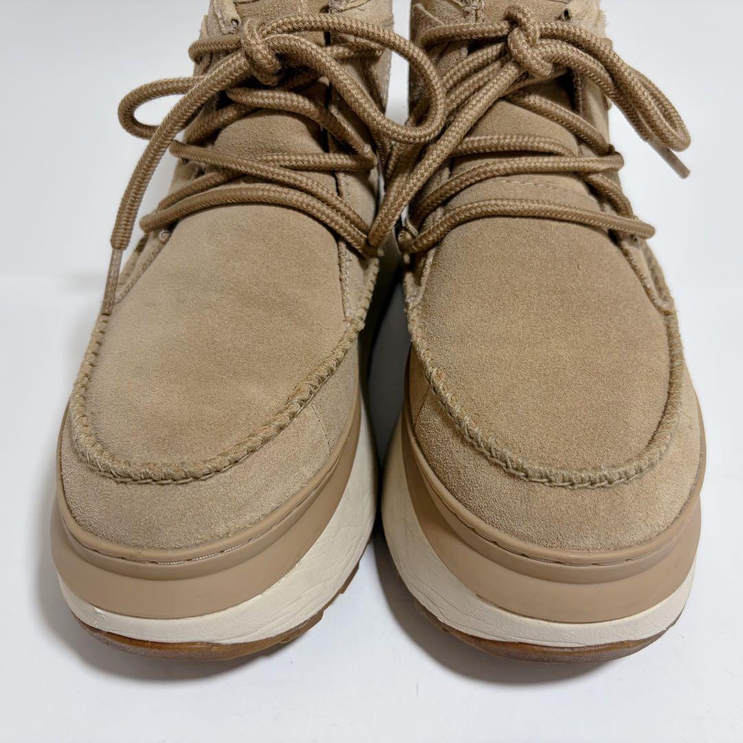 極美品☆UGG アグ マリン ブーティ 厚底 スニーカー スエード 23.5cm