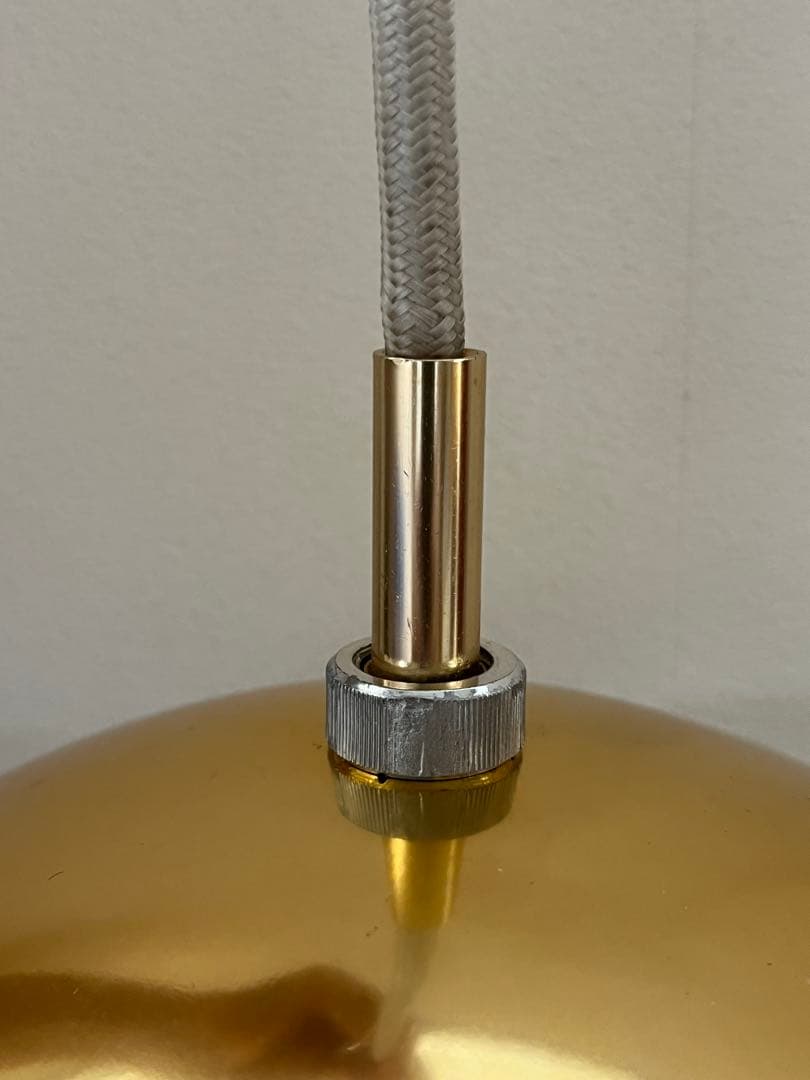 ヴィンテージ　ガラスボール　ペンダントランプ　ミッドセンチュリー　スペースエイジ