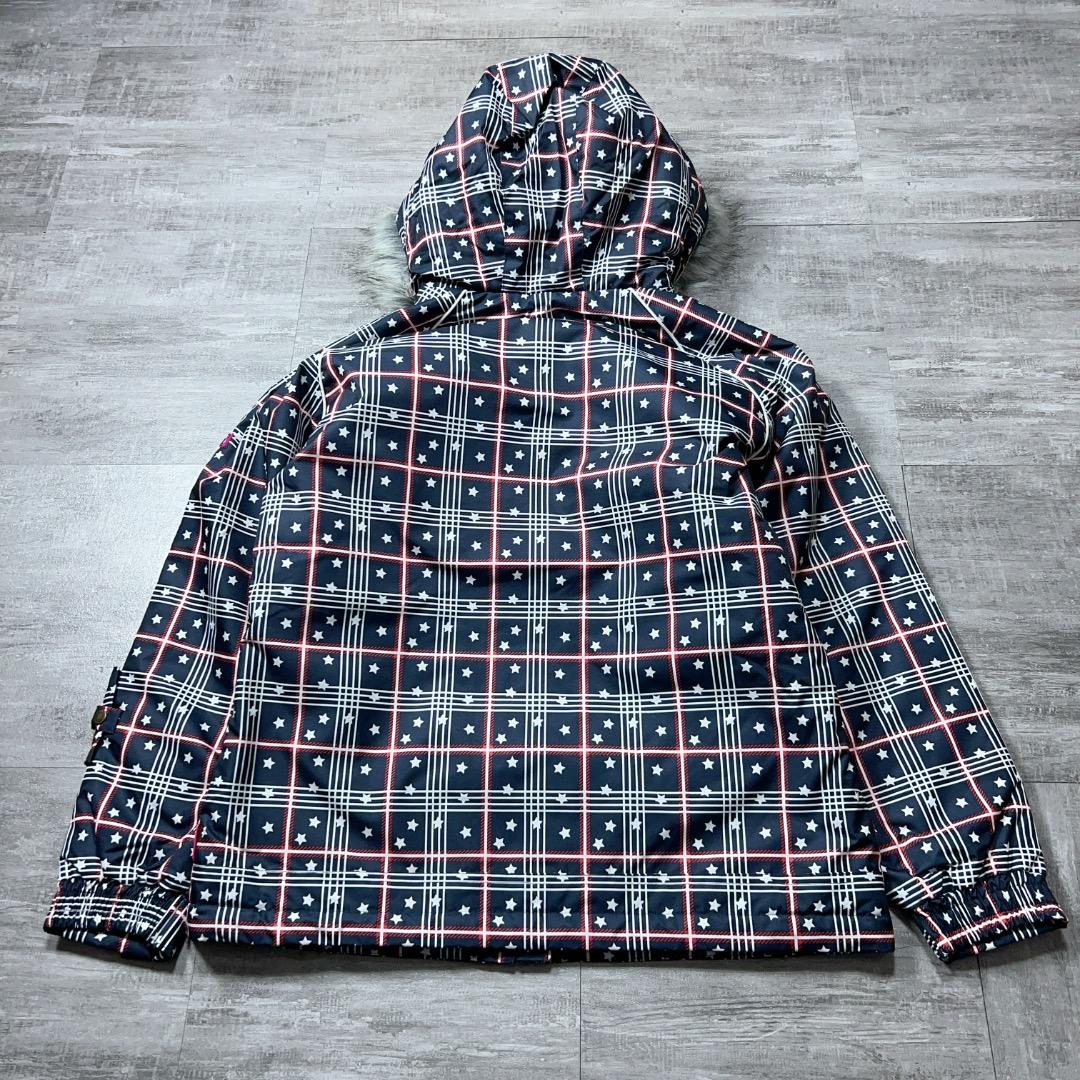 未使用品☆ スキーウェア 上下セット レディース M スポルディング ファー