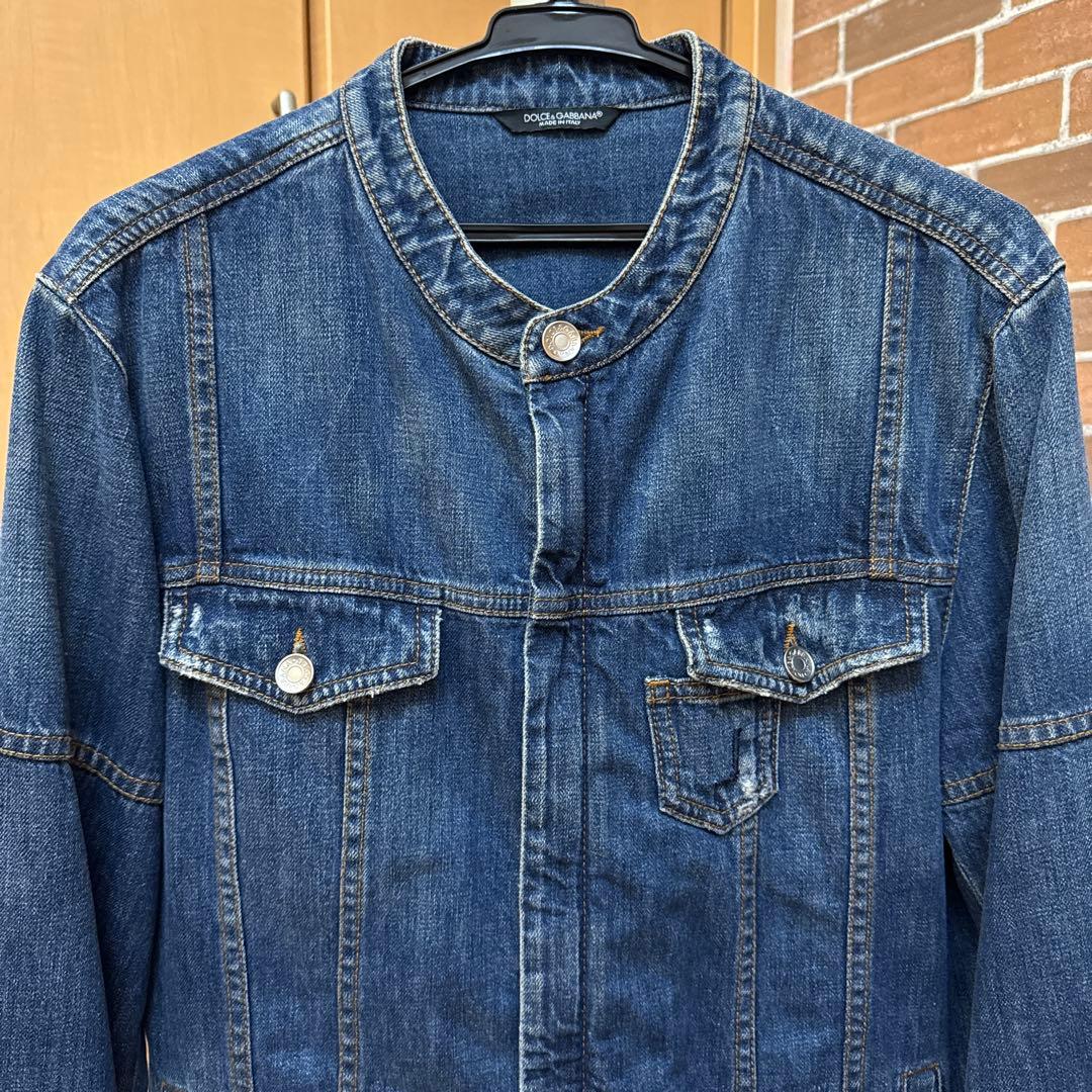 DOLCE&GABBANA デニムジャケット ジップアップ