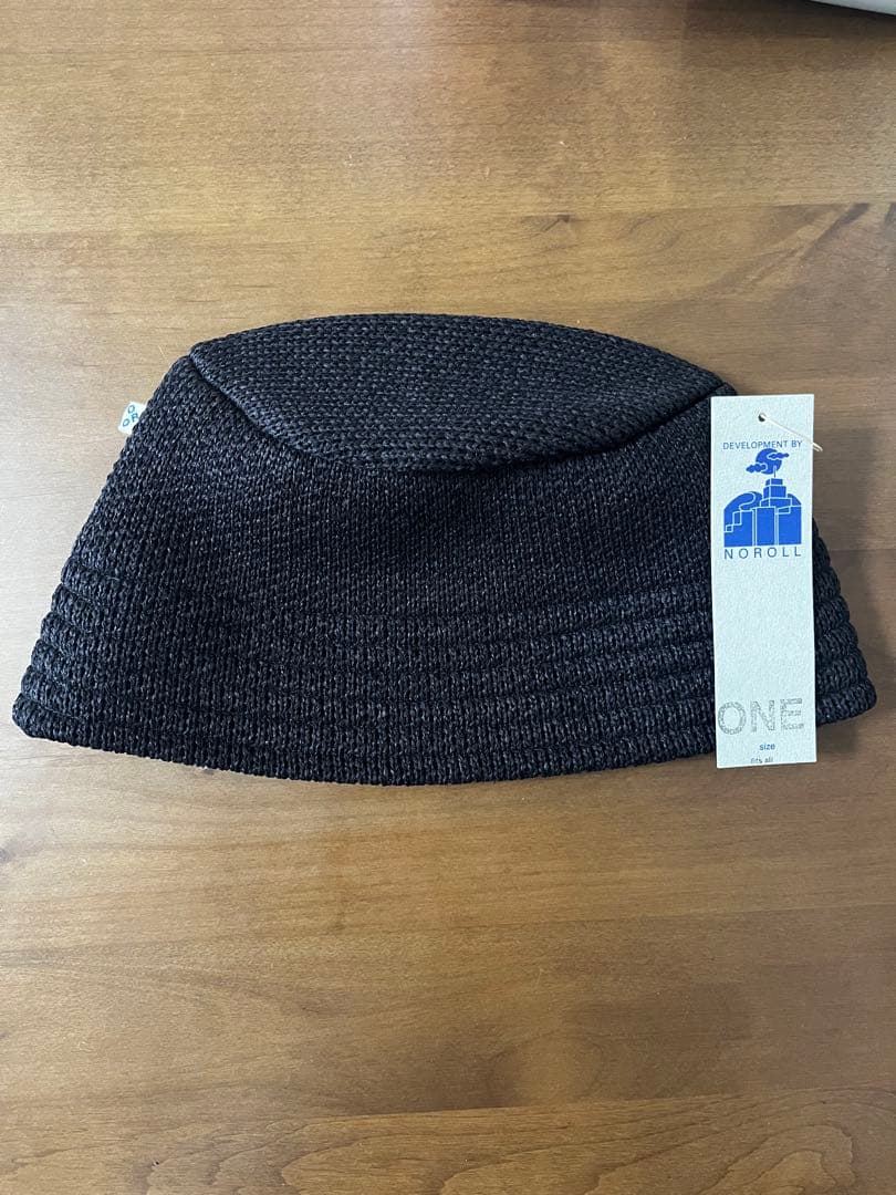 帽子 NOROLL WASHI BUCKET HAT DARKEST BROWN