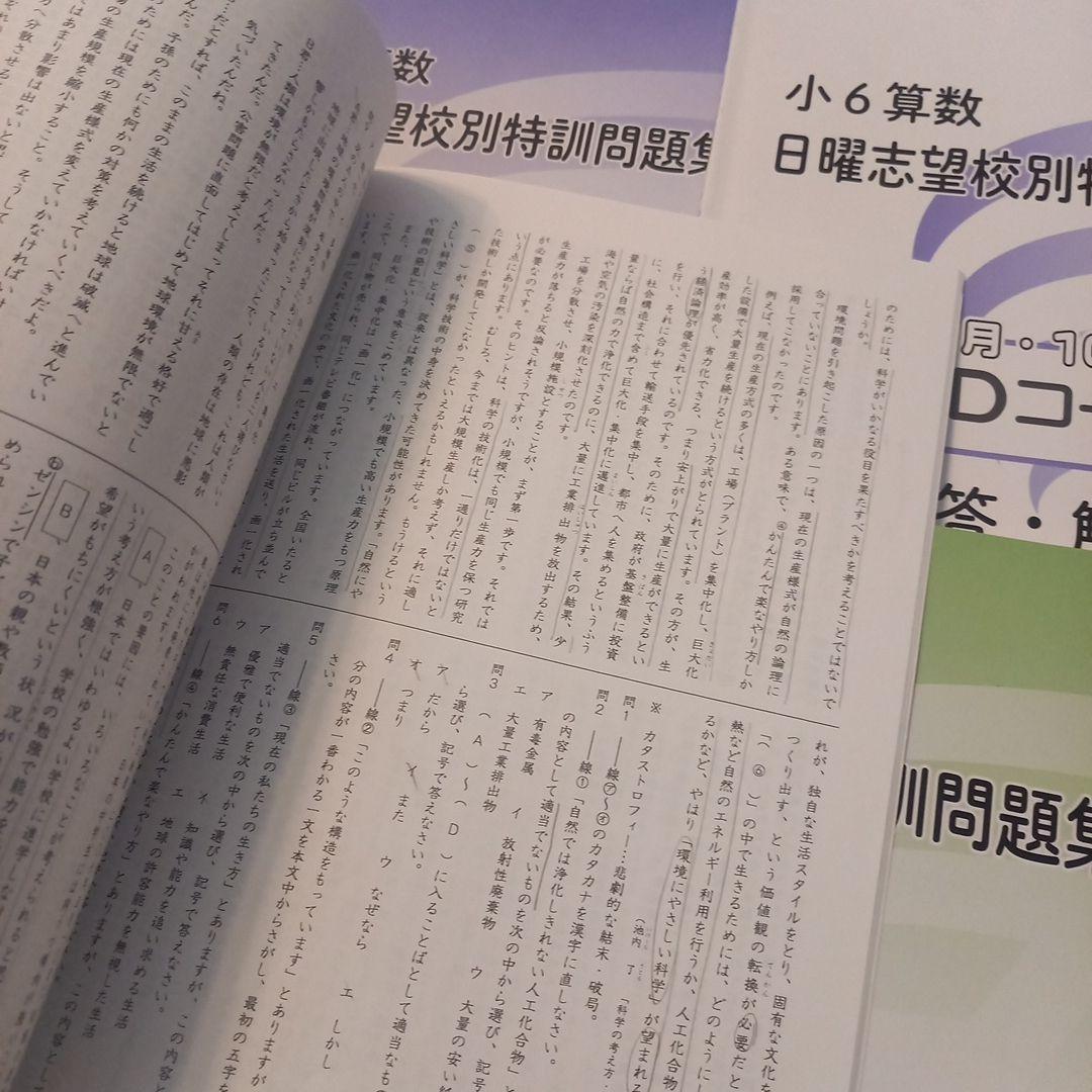 祝❕最終合格値下げ❕❕【最新版】ほぼ無記入☆　浜学園　入試直前特訓　4科セット