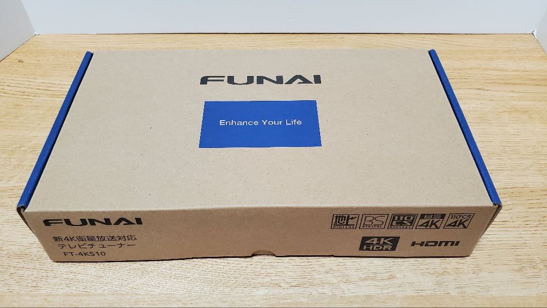 【新品未使用】FUNAI 新4K衛星放送対応テレビチューナー