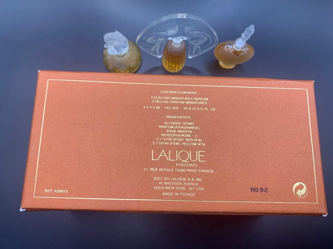 ※*※様 ラリック Lalique ミニチュア香水 セット オンディーヌ