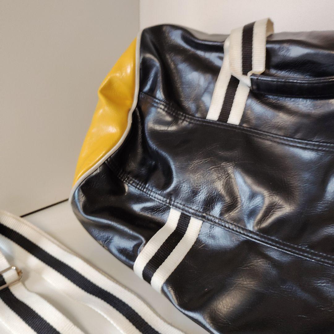 FRED PERRY ショルダーバッグ 黒/黄色