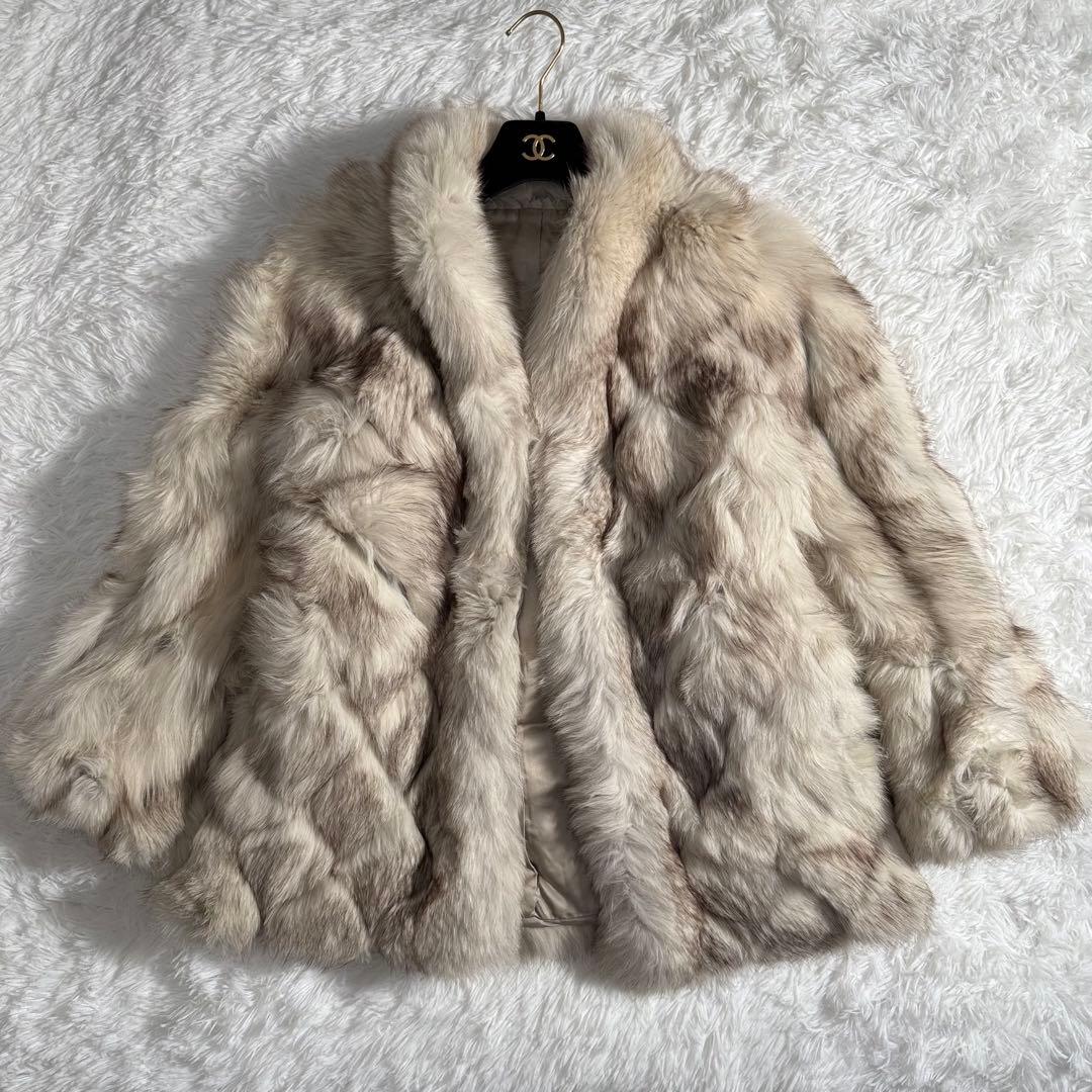 Stiffany by OSFUR リアルファーコート 毛皮 Lサイズ相当