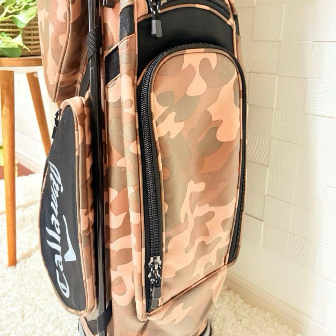 キャロウェイ◎おしゃれ軽量ミリタリー柄キャディバッグ