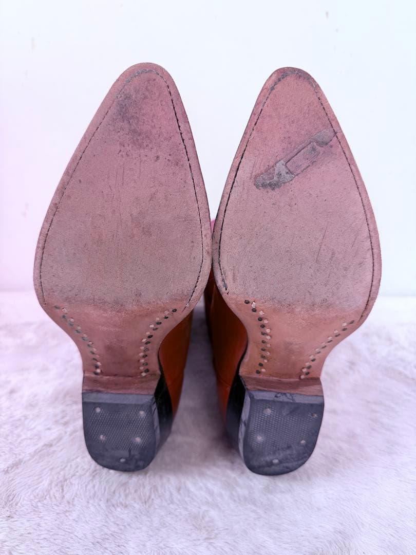 超希少 D24限定 ミッキーマウス 本革ウエスタンブーツ