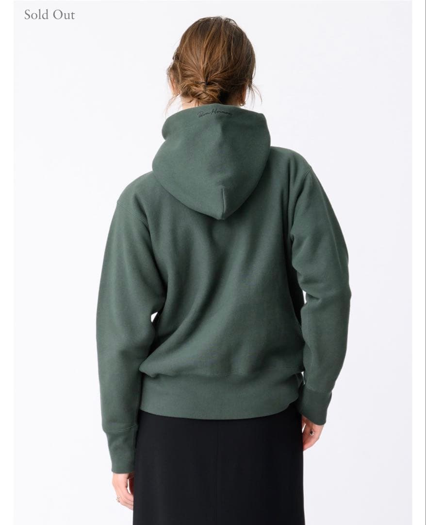 Champion ロンハーマン別注プルオーバーフーディ グリーン パーカー S