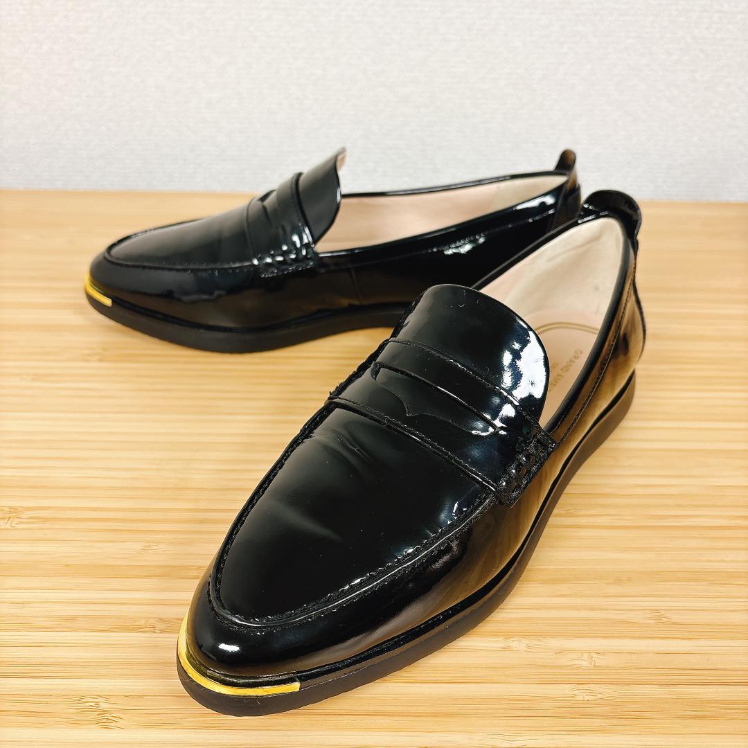 【試着程度】COLE HAAN コールハーン エナメル ローファー パテント