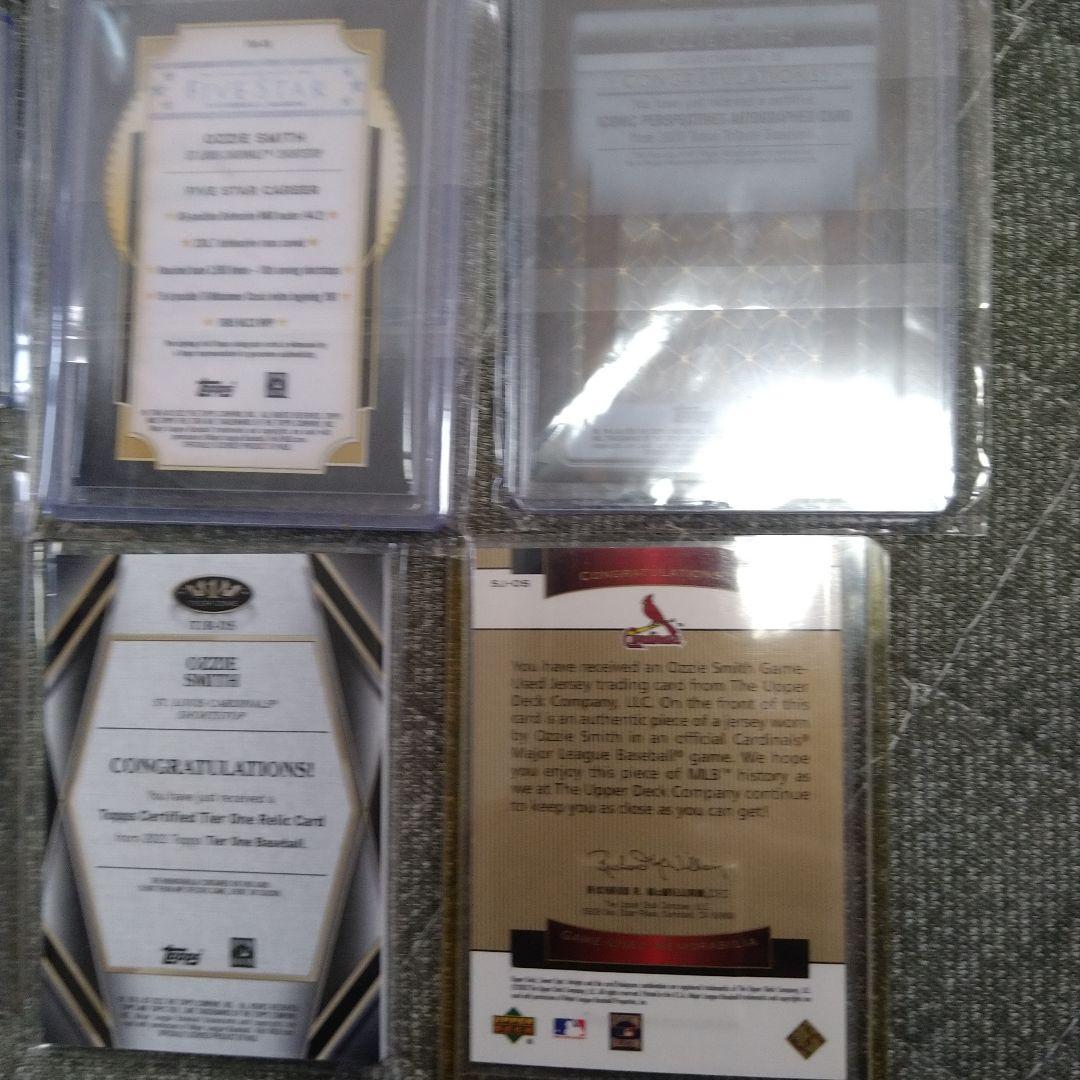 MLB オジースミス（サイン・ジャージ）　カード
