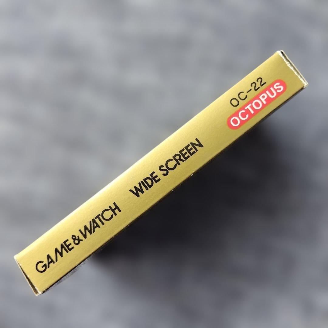 ゲームウォッチ　オクトパス　箱、説明書付き