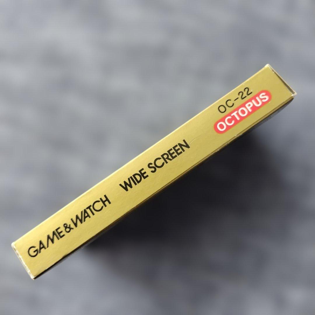ゲームウォッチ　オクトパス　箱、説明書付き