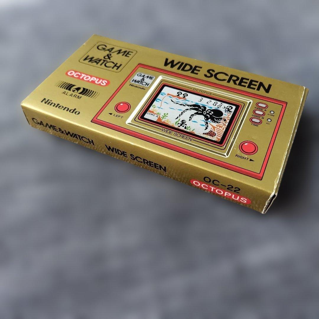 ゲームウォッチ　オクトパス　箱、説明書付き