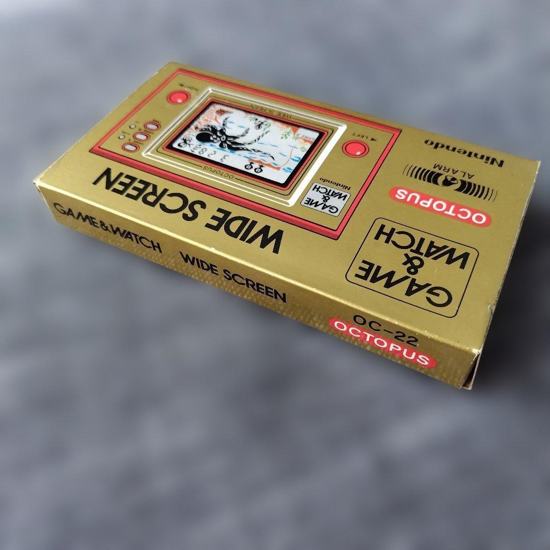 ゲームウォッチ　オクトパス　箱、説明書付き