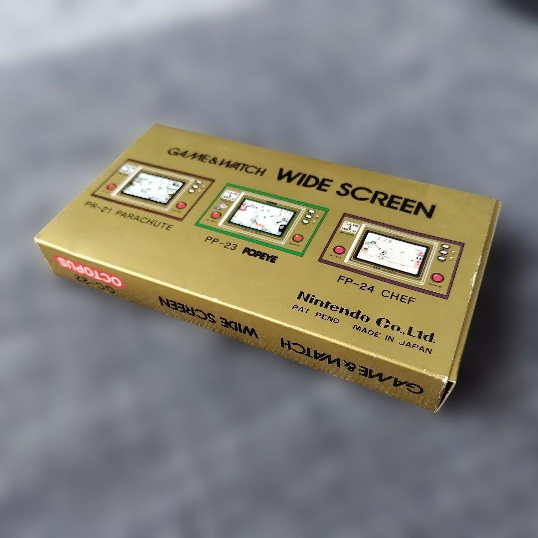 ゲームウォッチ　オクトパス　箱、説明書付き