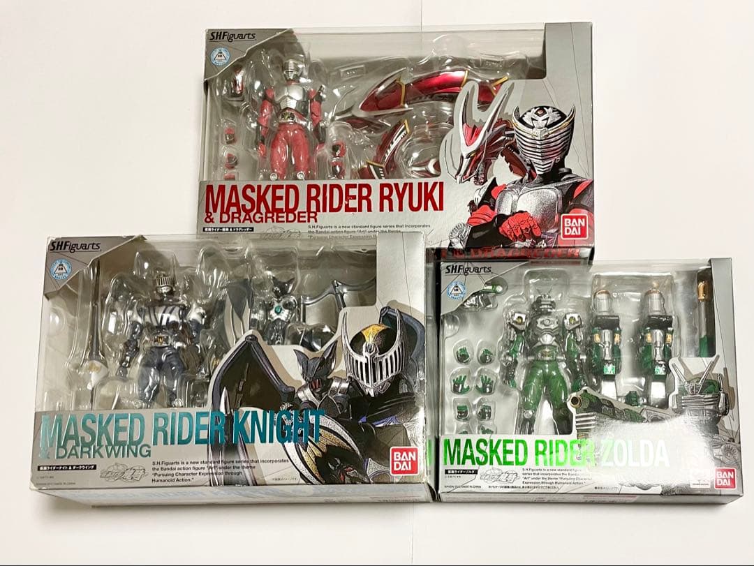 まとめ売り S.H.Figuarts 仮面ライダー龍騎/ナイト/ゾルダ