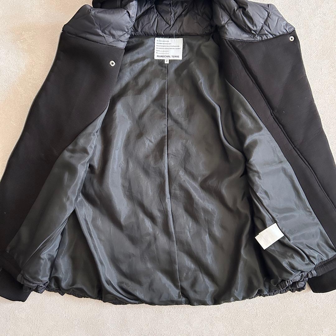 ★マルシャルテル MARECHAL TERRE ダウンパーカー サイズ2 黒