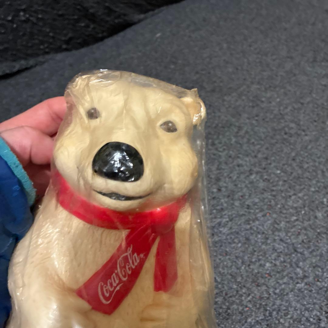 コカコーラ　白熊　貯金箱　新品 アメトイ　アドバタイジング
