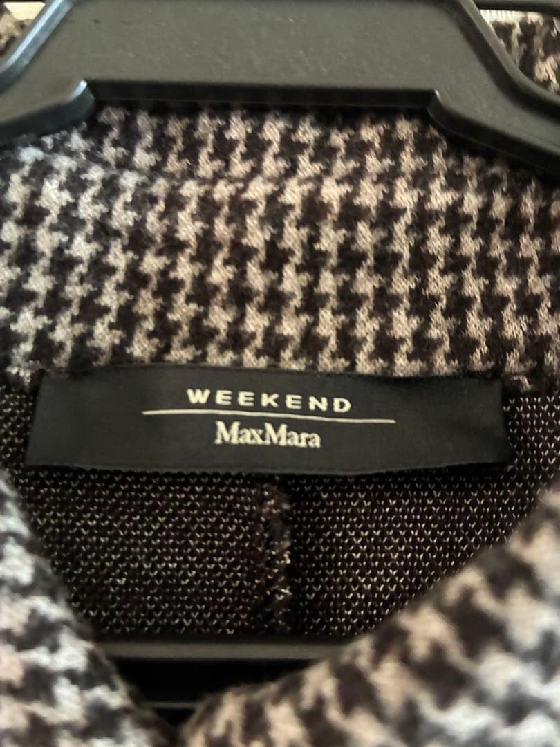 MaxMara WEEKEND 千鳥格子柄シャツワンピース
