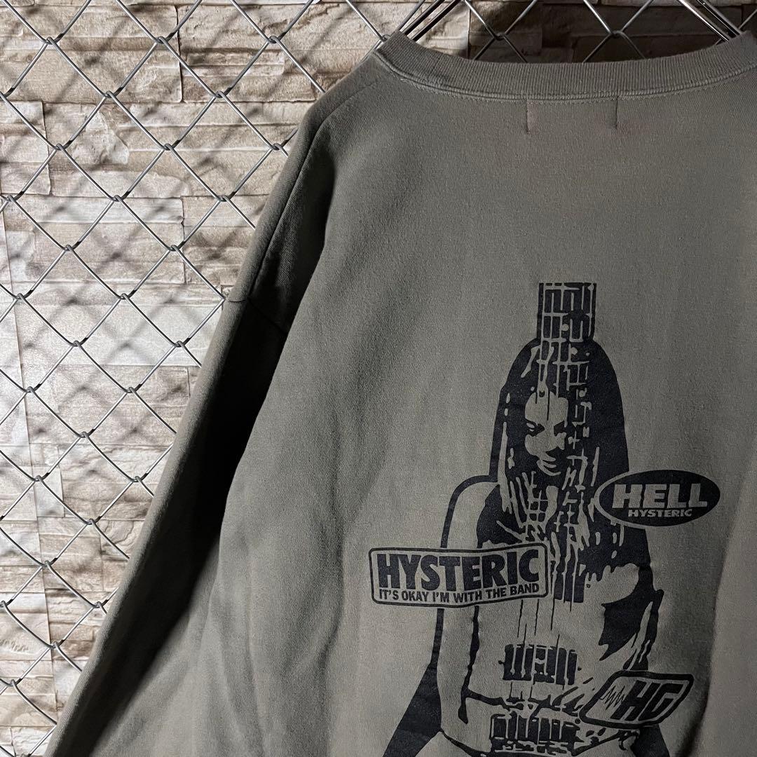 【最終値下け】　HYSTERICGLAMOUR ギターガール スウェット　XL