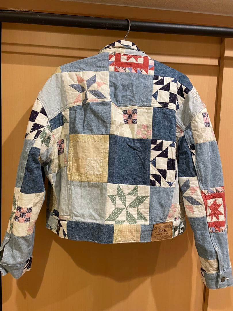 POLO RalphLauren ラルフローレン　パッチワーク　デニム　Gジャン