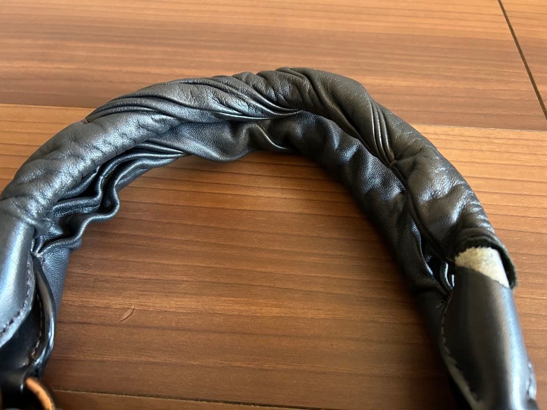 miu miu 編み込みレザーハンドバッグ