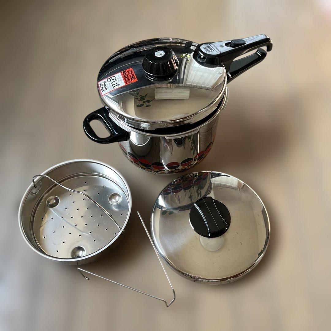 【未使用】フィスラー Fissler 圧力鍋　4.5L