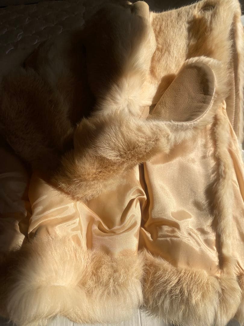 マークジェイコブス スーパーソフト リアルファーコートサイズ6（目安：M〜L）