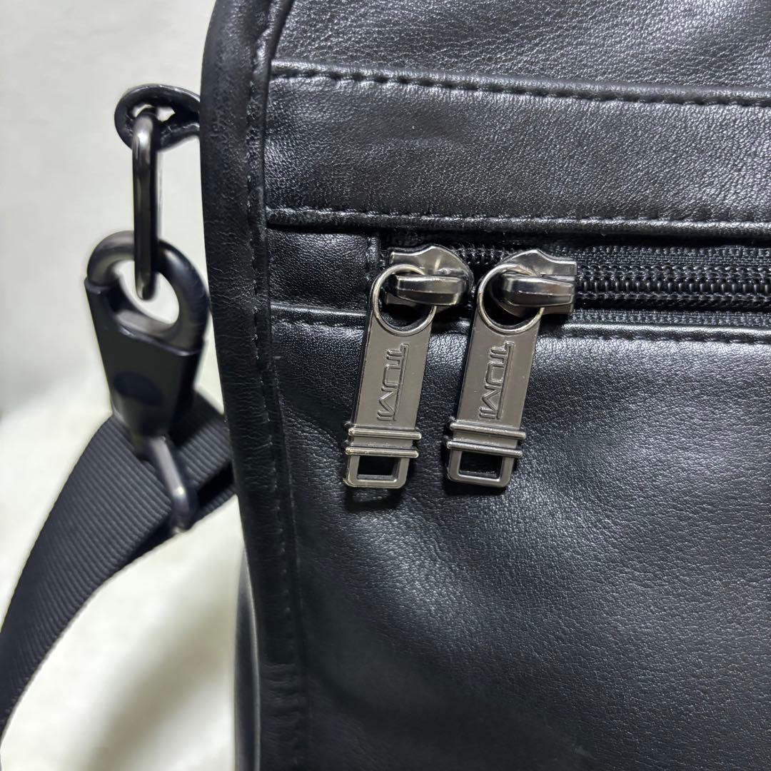 希少 TUMI 963110D4 オールレザー ビジネスバッグ 2way 黒