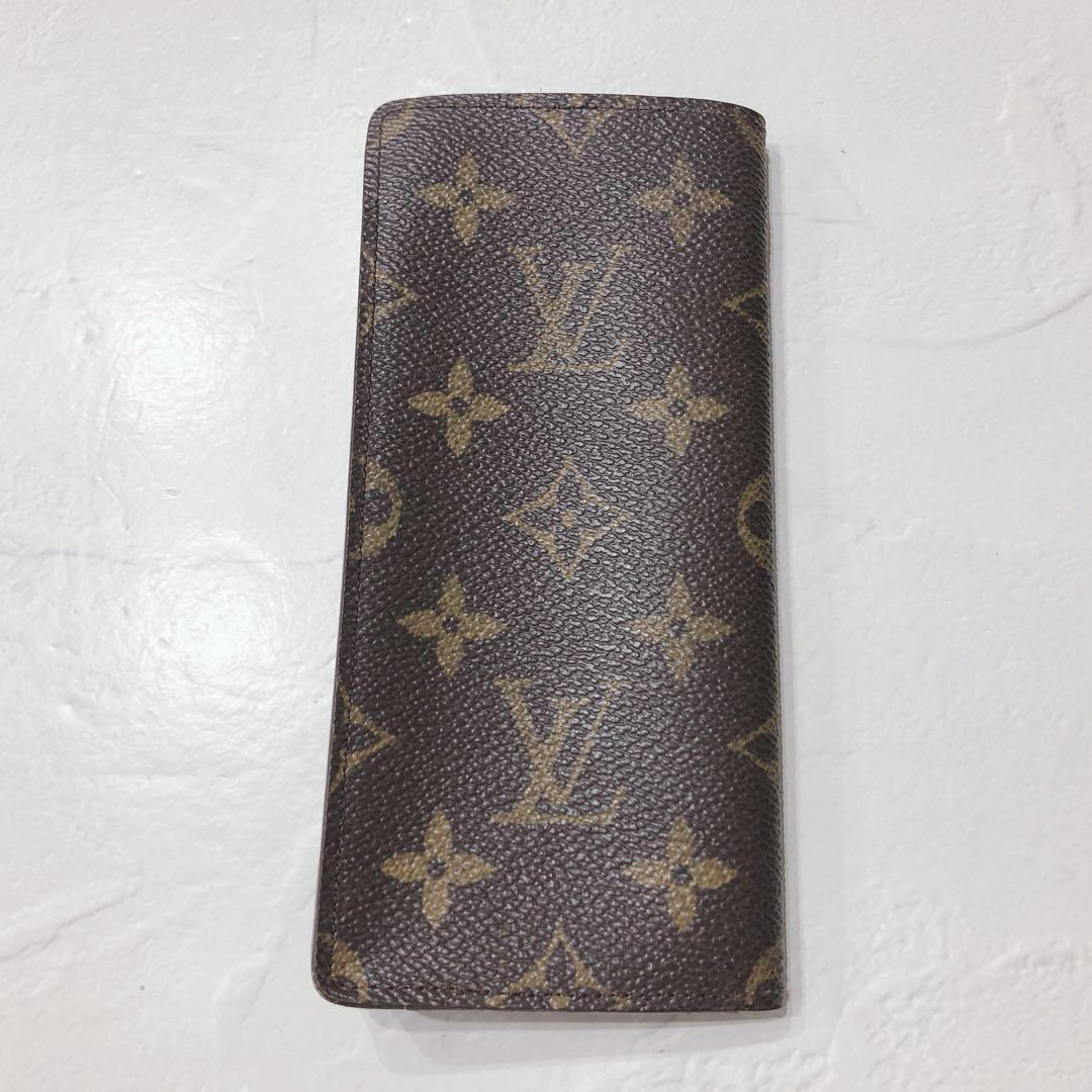 ☆LOUIS VUITTON☆ メガネケース モノグラム ブラウン レザー