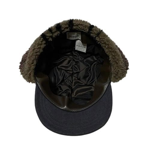 希少美品 WEIRDO デッキキャップ ネイビーL ステンシル イヤーマフ 防寒