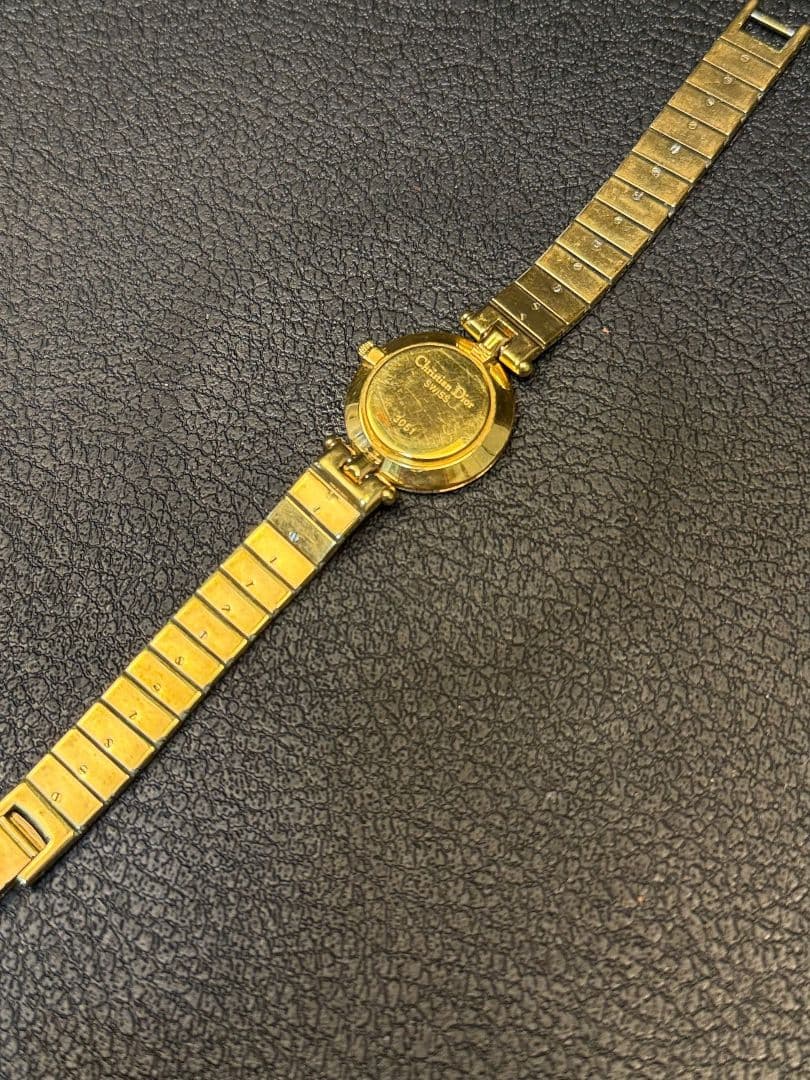 【TM020】【美品】クリスチャンディオールDior 時計 レディース　ゴールド