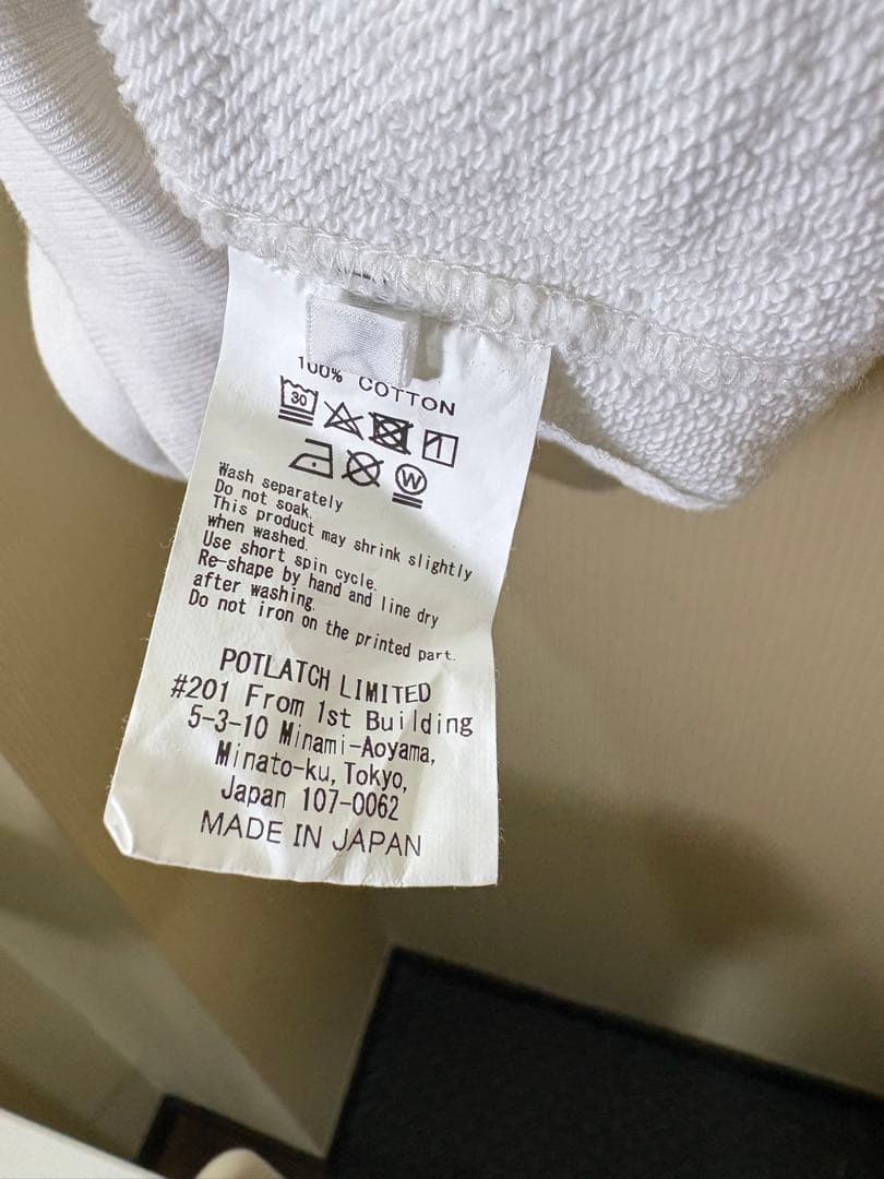 ま*ゆ様 ポトラッチ　CE デザインスウェット　メンズ　L