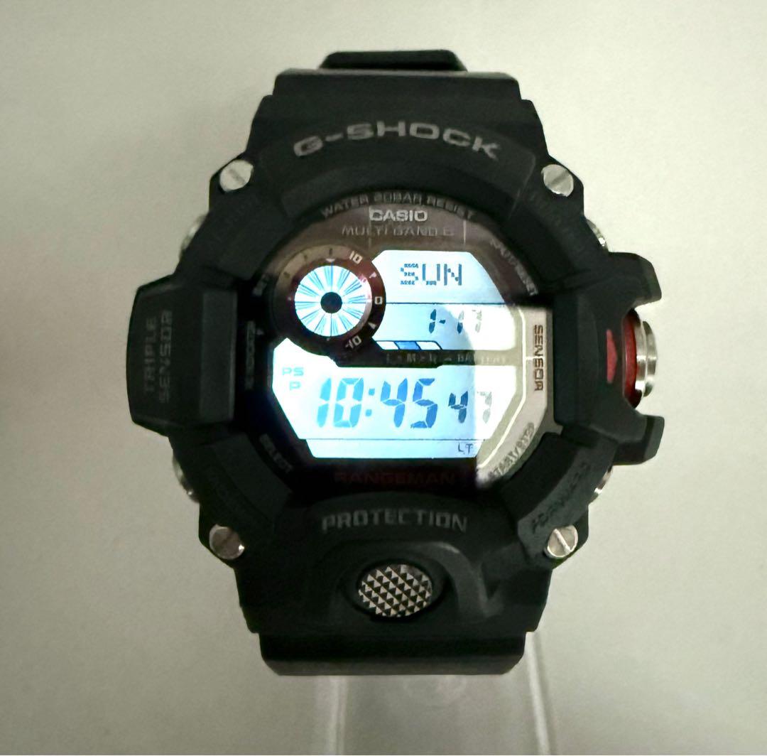 【美品】　CASIO G-SHOCK GW-9400-1JF レンジマン
