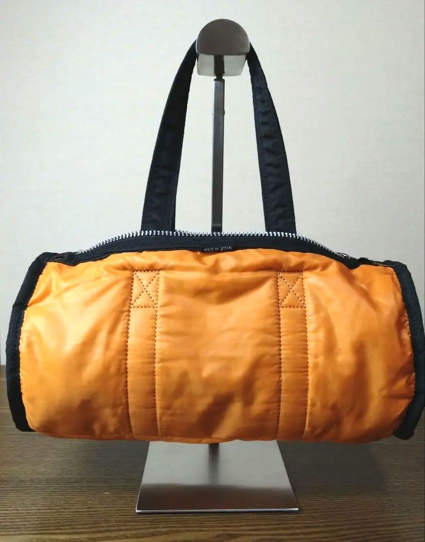 美品未使用級【ポーター】 タンカーミニボストン ドラム ダッフル ブラック