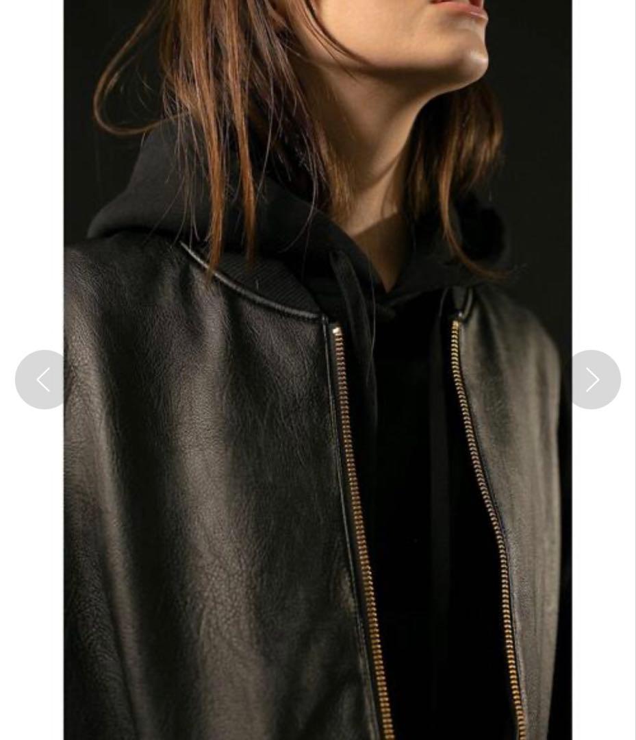 monkey time FAUX LTHR ZIP VEST/ベスト（L）