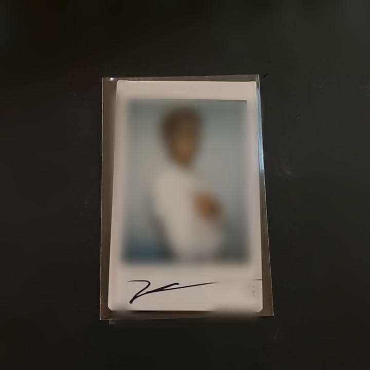 JUST B サンウ 3集 直筆サイン入りポラロイド ヨントン当選者特典