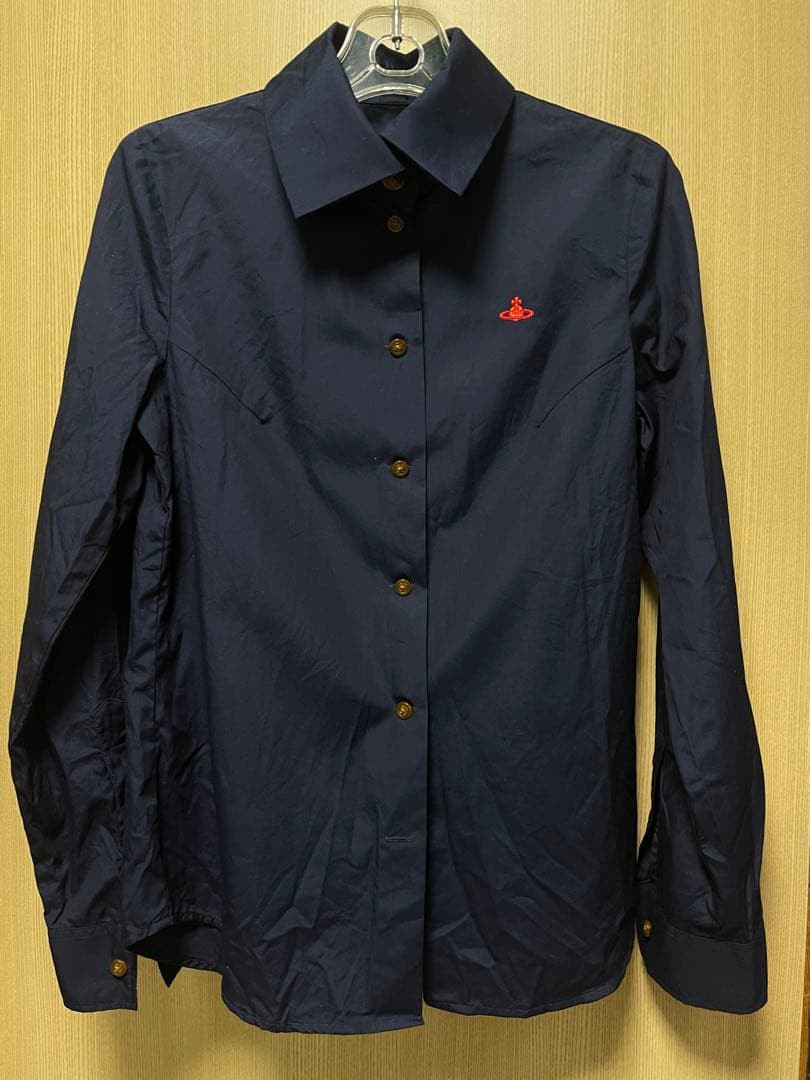 【極美品】Vivienne Westwood RED LABEL 長袖シャツ　紺