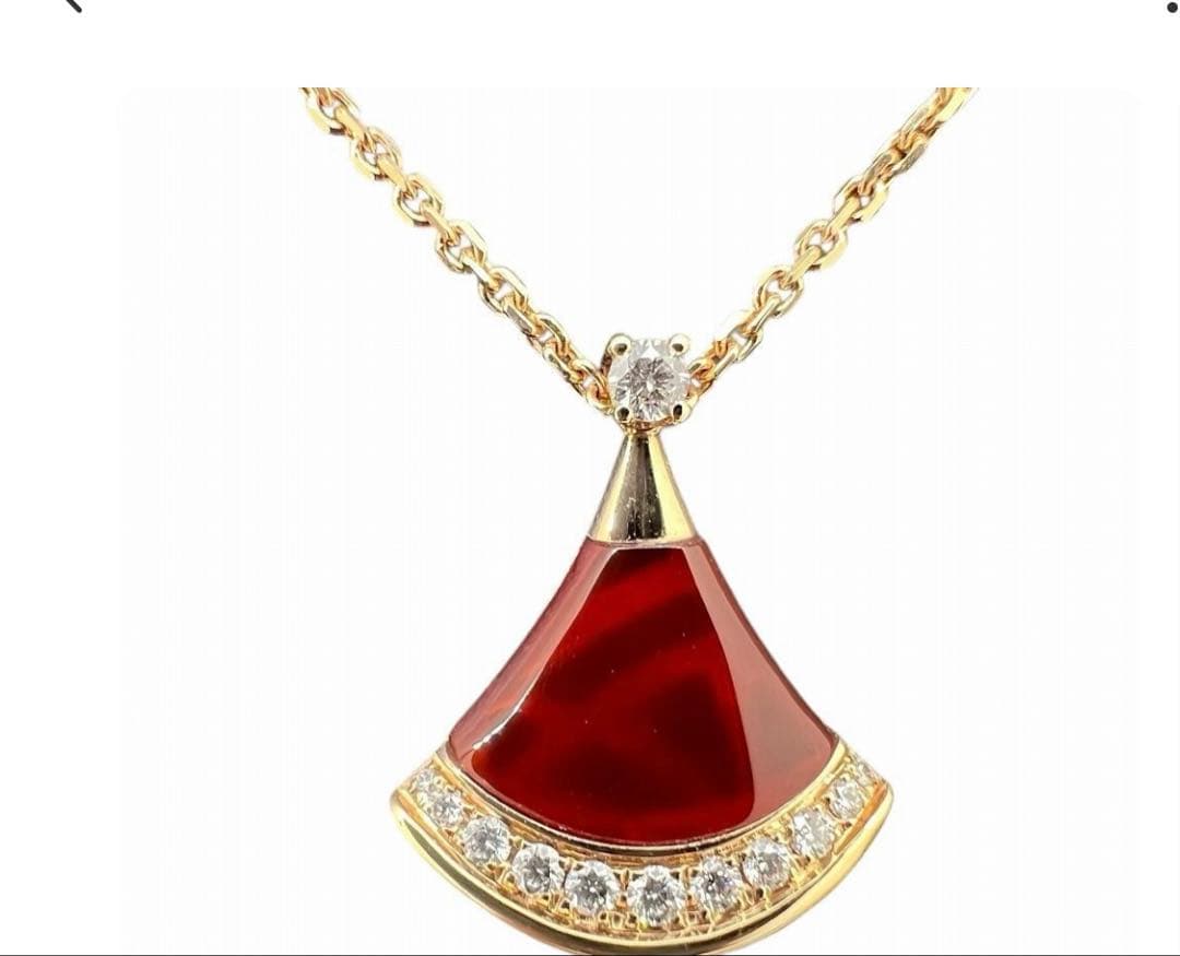 ブルガリ　ディーヴァドリーム　ネックレス カーネリアン