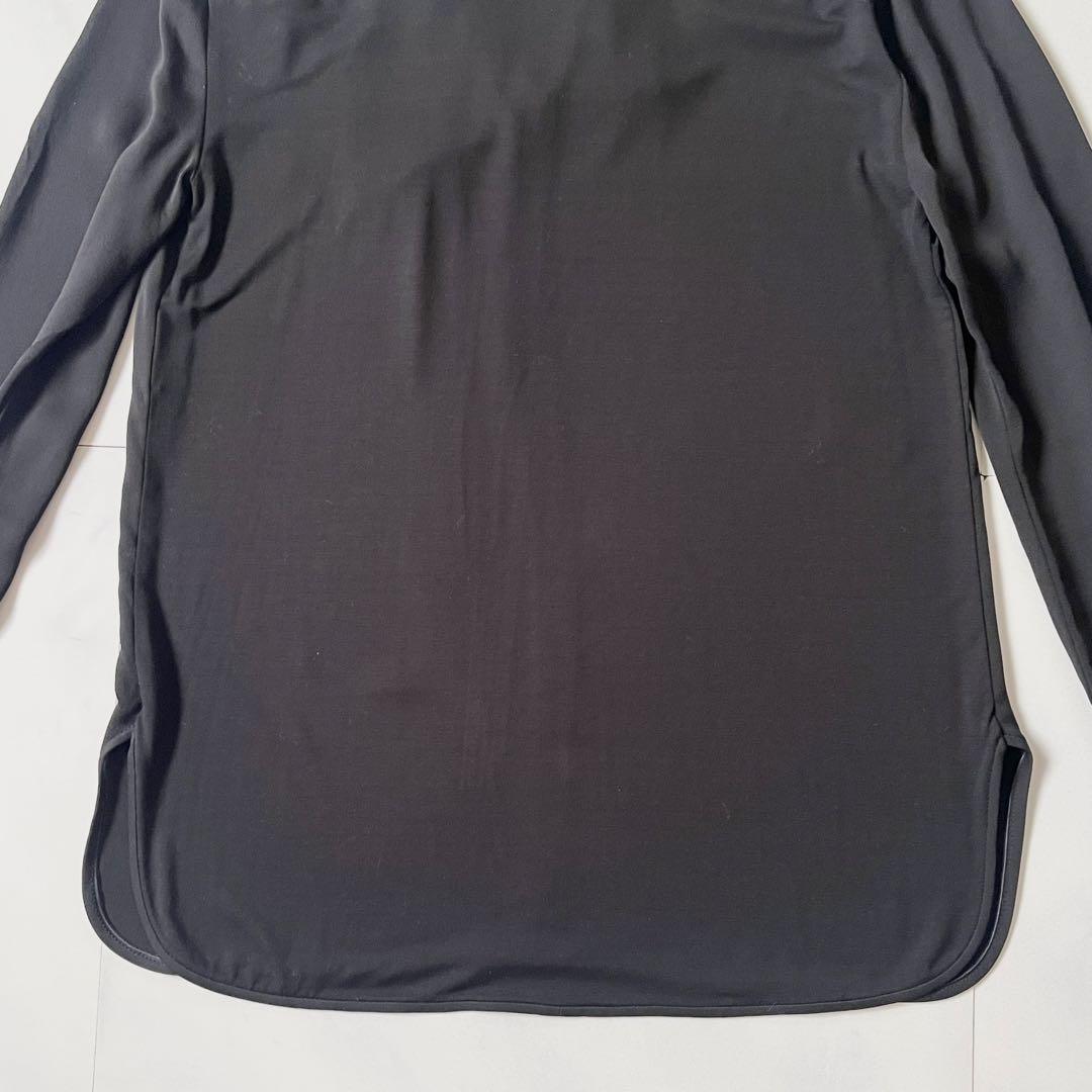 極美品 マックスマーラ ボウタイ ブラウス 白タグ とろみ素材 ストレッチ素材