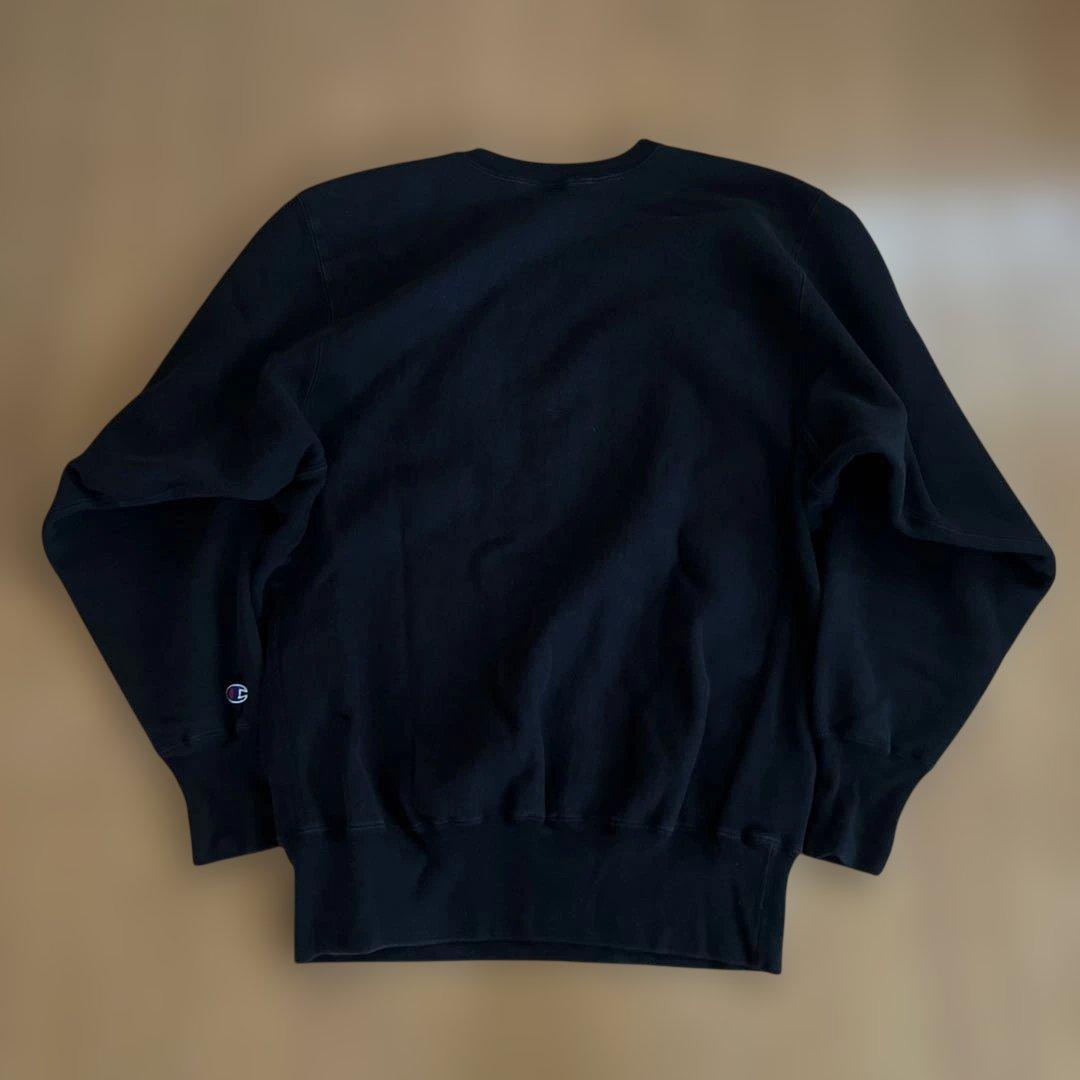 champion リバースウィーブ 目無し ブラック　アメリカ製 XXL 90s